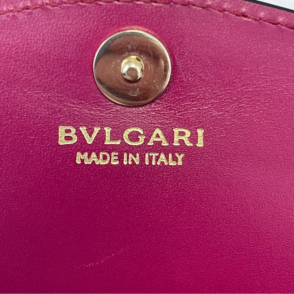 Bvlgari Serpenti Forever Wallet on Chain - Red - Picture 12 of 15